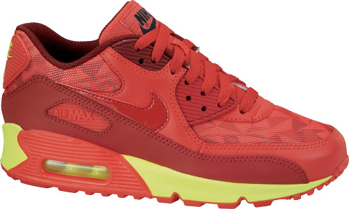 air max 90 rouge fluo