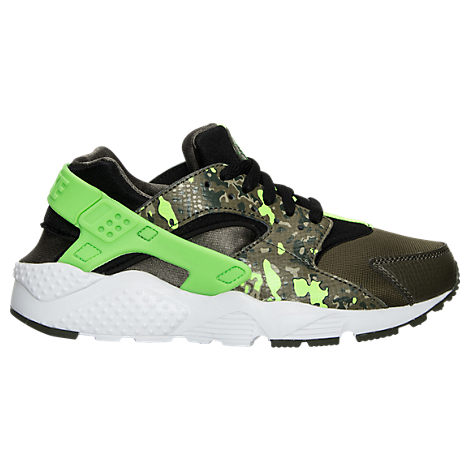 nike huarache enfant verte